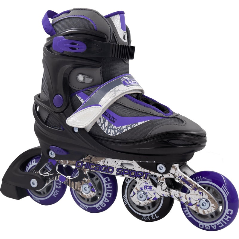 Chicago Skates زلاجات شيكاغو المتحركة للأطفال - متينة، أداء عالي للاستخدام الداخلي/الخارجي مع أحذية عالية التنفس، عجلات يوريثان 70 مم ومحامل ABEC-3 - Image 5